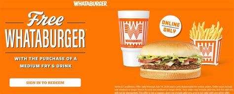 Whataburger Coupons And Deals: Free Burgers